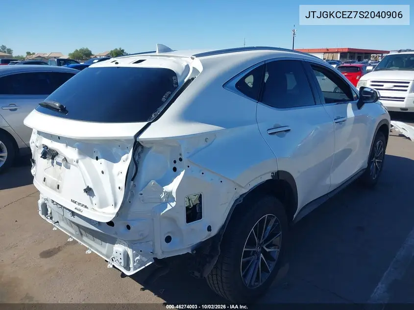 2025 LEXUS NX VIN JTJGKCEZ7S2040906 — фото 4