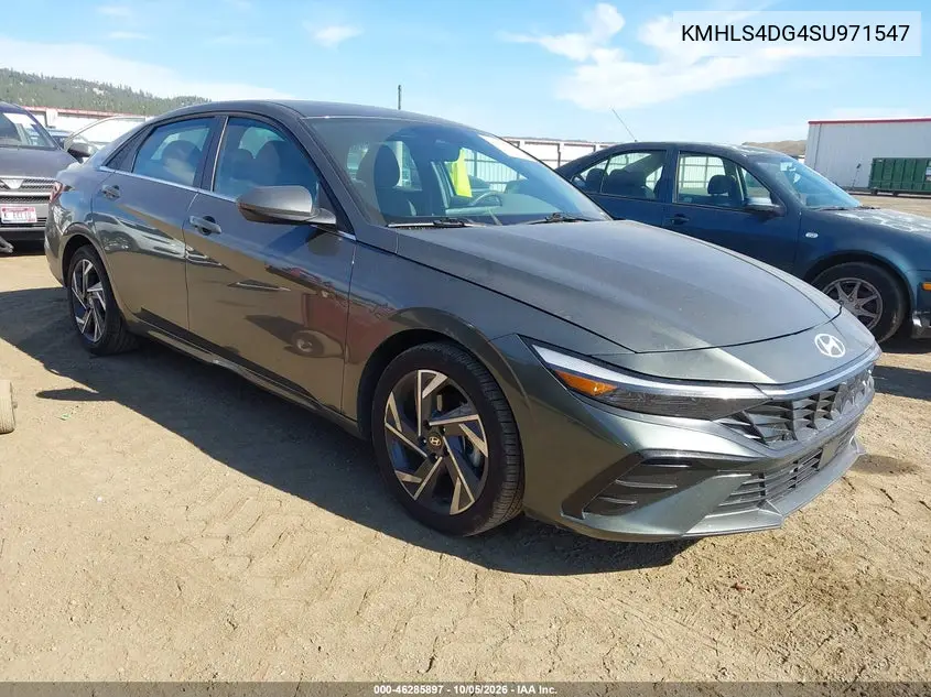 HYUNDAI ELANTRA 2025, VIN KMHLS4DG4SU971547