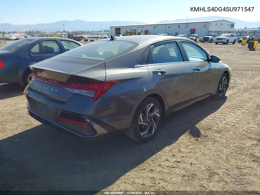 2025 HYUNDAI ELANTRA VIN KMHLS4DG4SU971547 — фото 4
