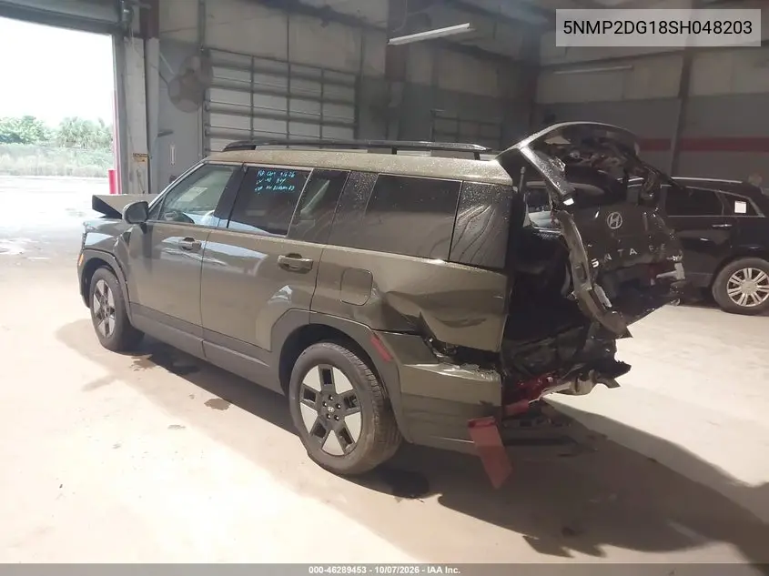 2025 HYUNDAI SANTA FE VIN 5NMP2DG18SH048203 — фото 3