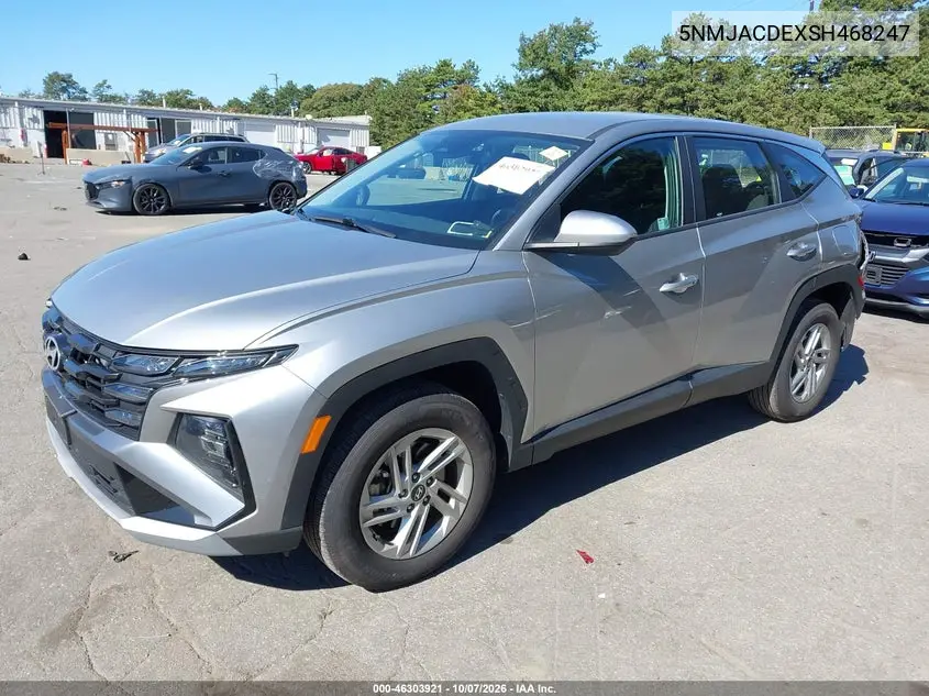 2025 HYUNDAI TUCSON VIN 5NMJACDEXSH468247 — фото 2