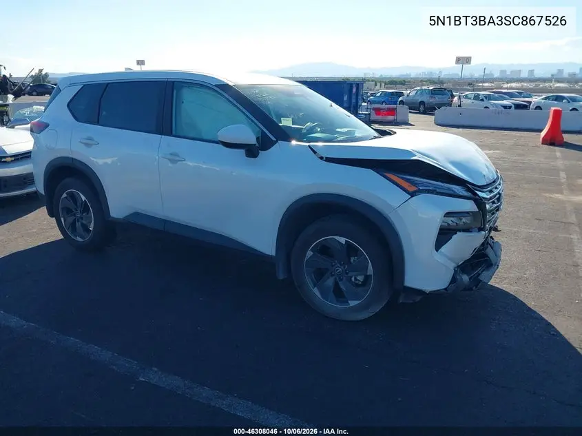 NISSAN ROGUE 2025, VIN 5N1BT3BA3SC867526