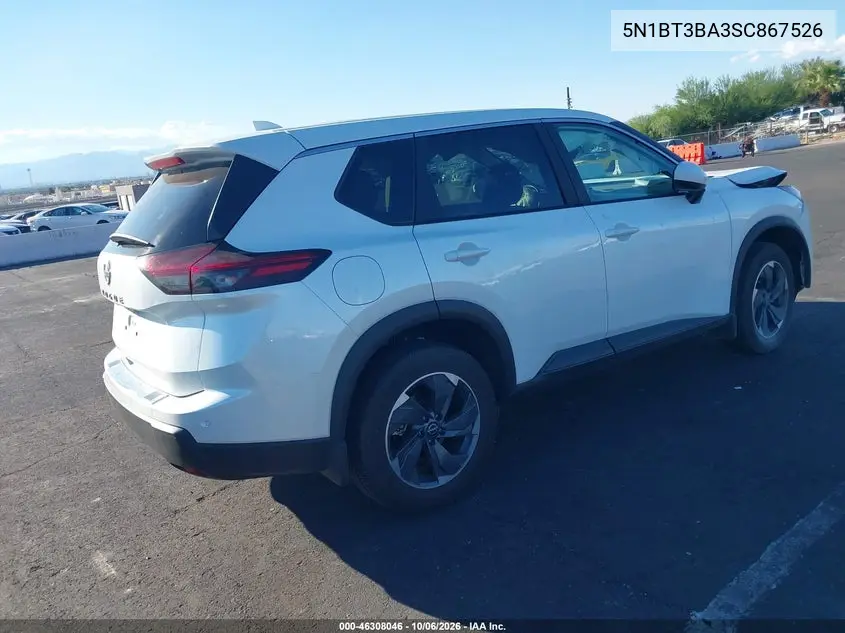 2025 NISSAN ROGUE VIN 5N1BT3BA3SC867526 — фото 4