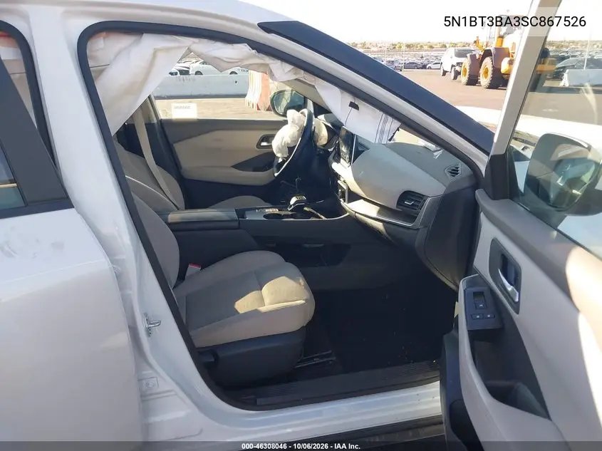 2025 NISSAN ROGUE VIN 5N1BT3BA3SC867526 — фото 5
