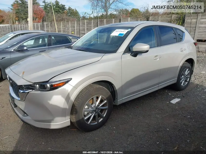 2025 MAZDA CX-5 VIN JM3KFBCM0S0745214 — фото 2