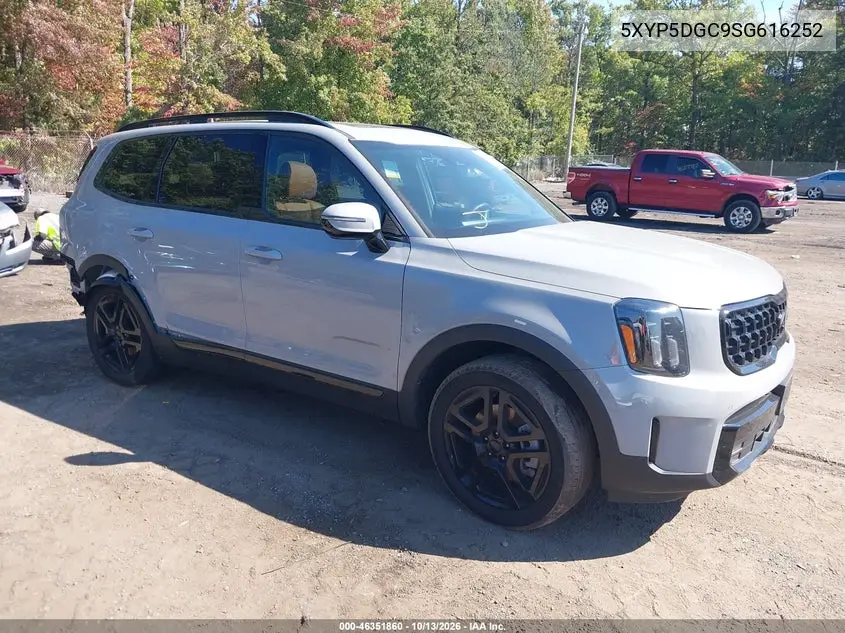 KIA TELLURIDE 2025, VIN 5XYP5DGC9SG616252