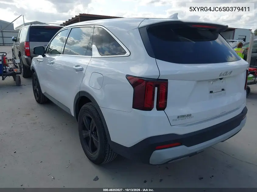 2025 KIA SORENTO VIN 5XYRG4JC6SG379411 — фото 3