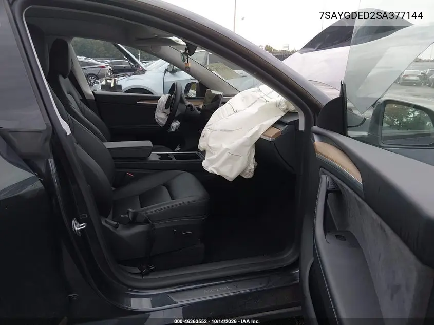 2025 TESLA MODEL Y VIN 7SAYGDED2SA377144 — фото 5