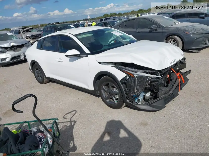 KIA K4 2025, VIN 3KPFT4DE7SE240722