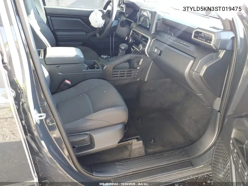 2025 TOYOTA TACOMA VIN 3TYLD5KN3ST019475 — фото 5