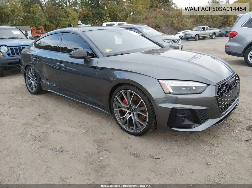 AUDI A5 2025, VIN WAUFACF50SA014454
