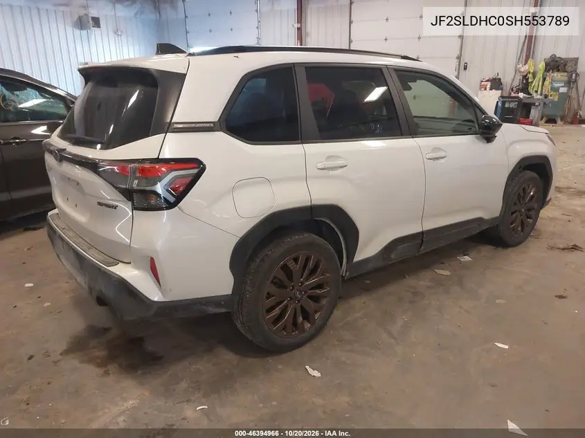 2025 SUBARU FORESTER VIN JF2SLDHC0SH553789 — фото 4