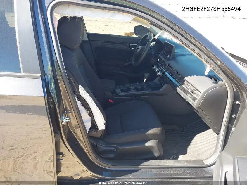 2025 HONDA CIVIC VIN 2HGFE2F27SH555494 — фото 5