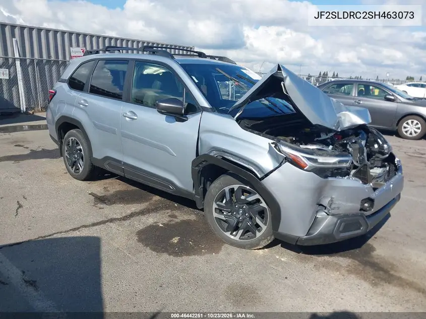 SUBARU FORESTER 2025, VIN JF2SLDRC2SH463073