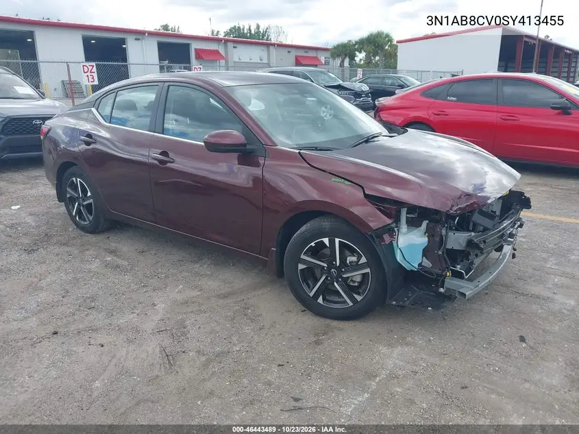 NISSAN SENTRA 2025, VIN 3N1AB8CV0SY413455