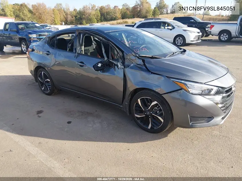 NISSAN VERSA 2025, VIN 3N1CN8FV9SL845051