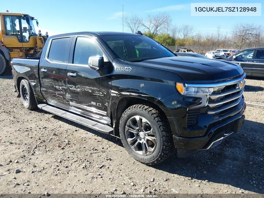 CHEVROLET SILVERADO 2025, VIN 1GCUKJEL7SZ128948