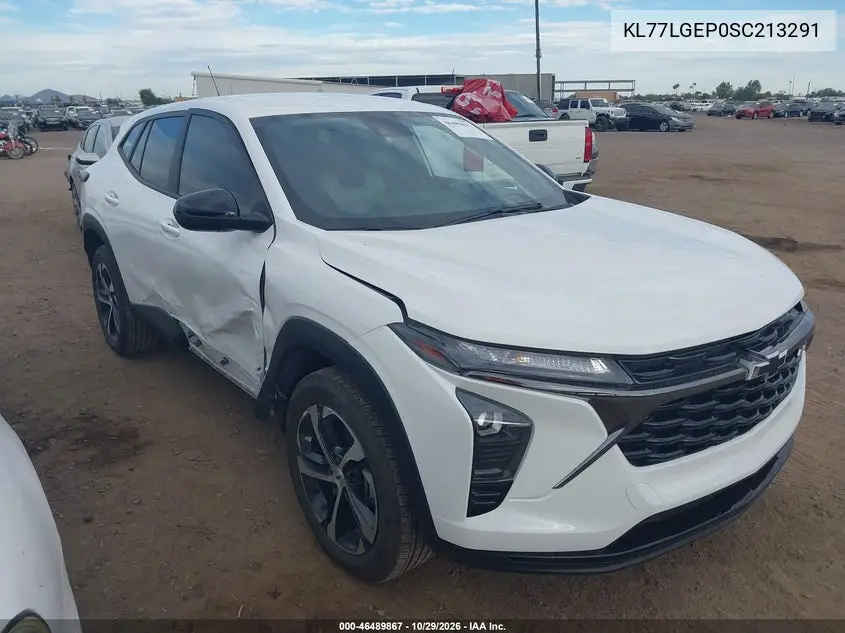 CHEVROLET TRAX 2025, VIN KL77LGEP0SC213291