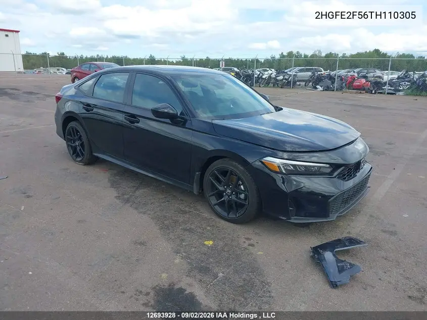 HONDA CIVIC 2026, VIN 2HGFE2F56TH110305