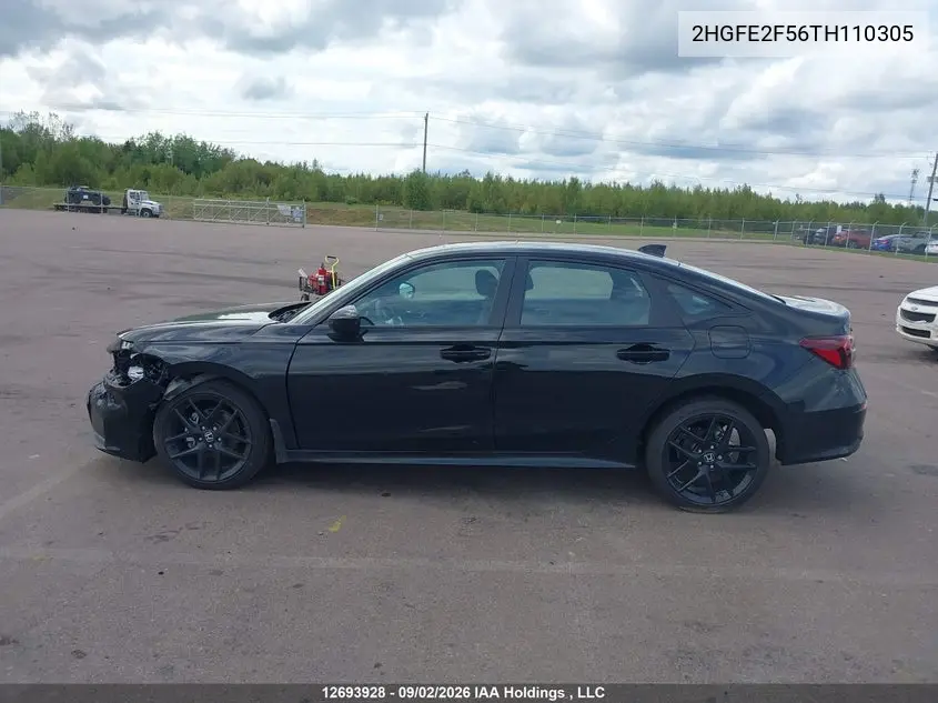 2026 HONDA CIVIC VIN 2HGFE2F56TH110305 — фото 14