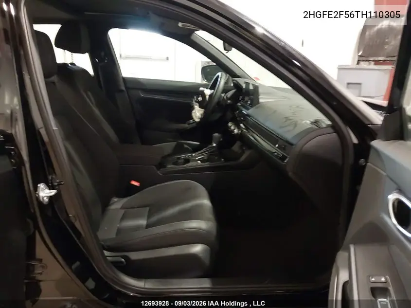 2026 HONDA CIVIC VIN 2HGFE2F56TH110305 — фото 5