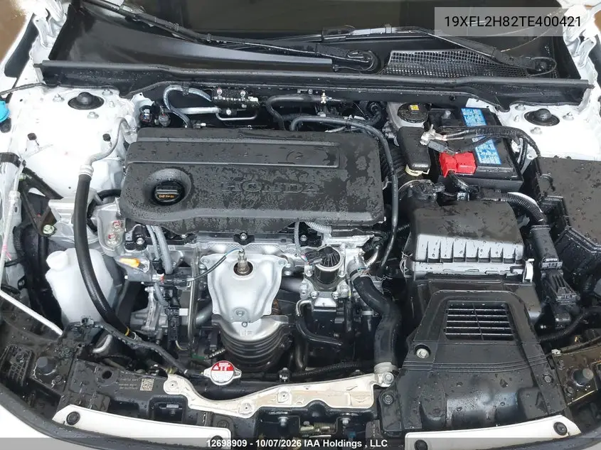 2026 HONDA CIVIC VIN 19XFL2H82TE400421 — фото 10