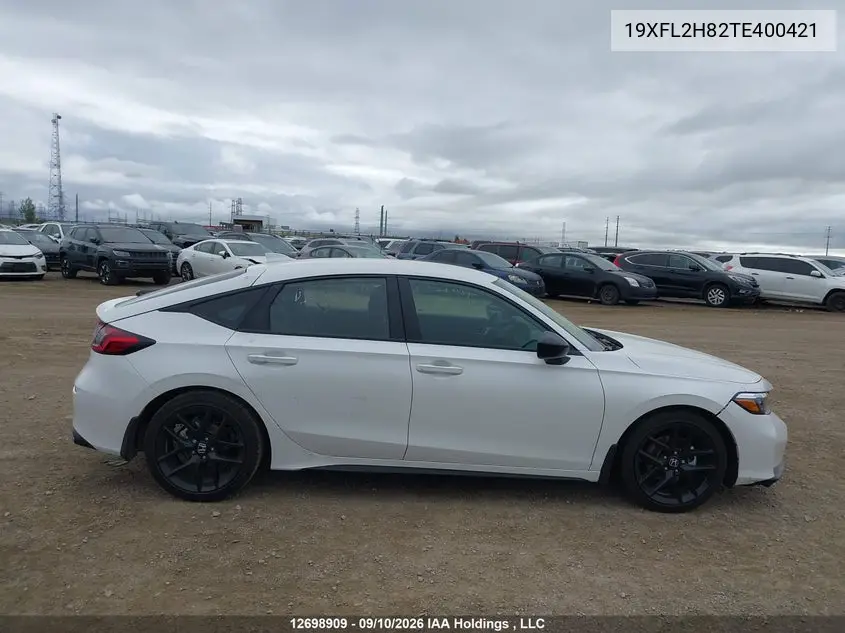 2026 HONDA CIVIC VIN 19XFL2H82TE400421 — фото 12