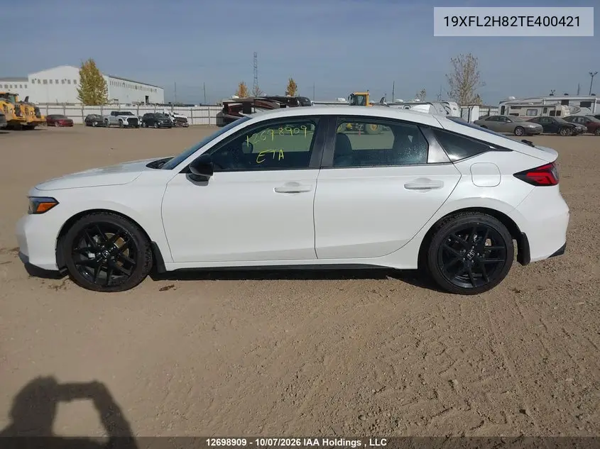 2026 HONDA CIVIC VIN 19XFL2H82TE400421 — фото 15