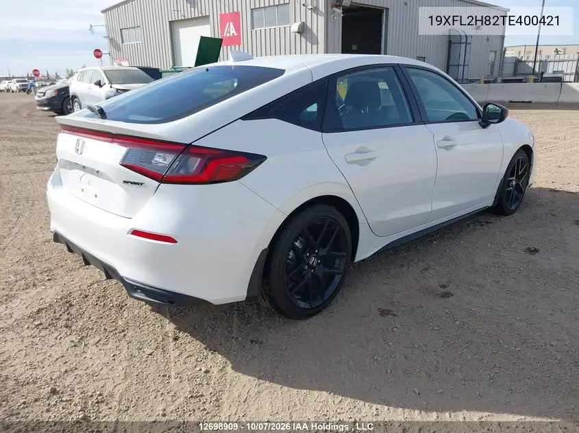2026 HONDA CIVIC VIN 19XFL2H82TE400421 — фото 4