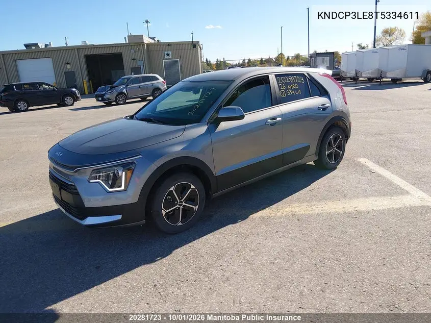 2026 KIA NIRO VIN KNDCP3LE8T5334611 — фото 2