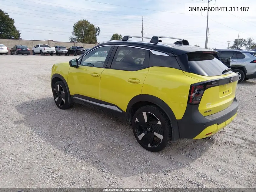 2026 NISSAN KICKS VIN 3N8AP6DB4TL311487 — фото 3