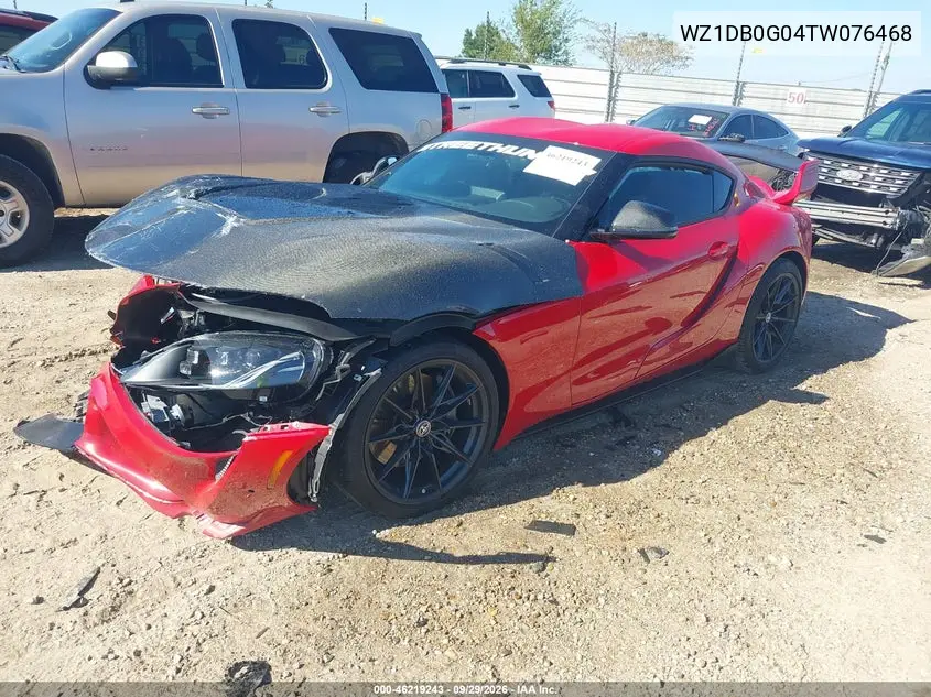 2026 TOYOTA SUPRA VIN WZ1DB0G04TW076468 — фото 2