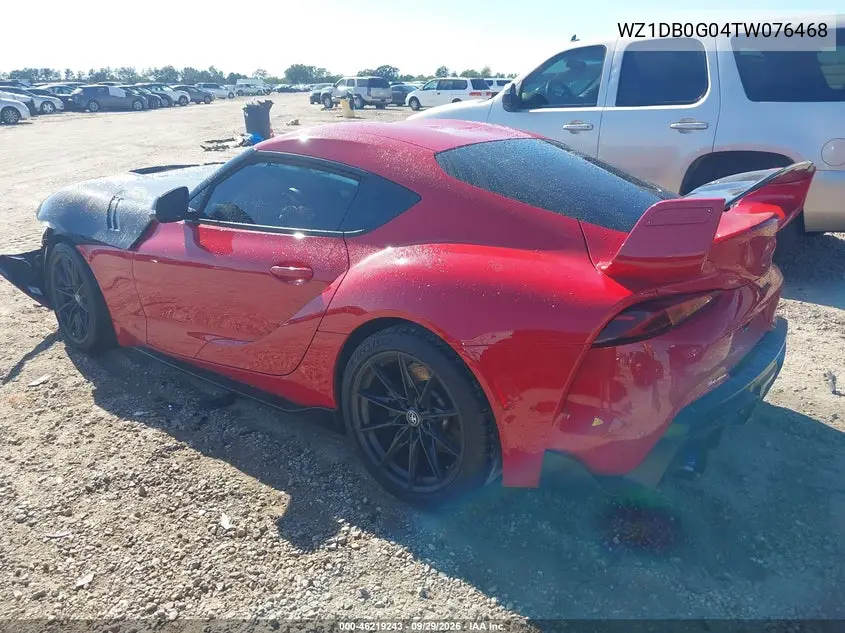 2026 TOYOTA SUPRA VIN WZ1DB0G04TW076468 — фото 3