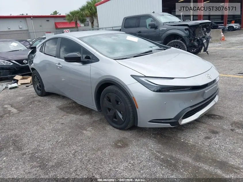 TOYOTA PRIUS 2026, VIN JTDACACU5T3076171