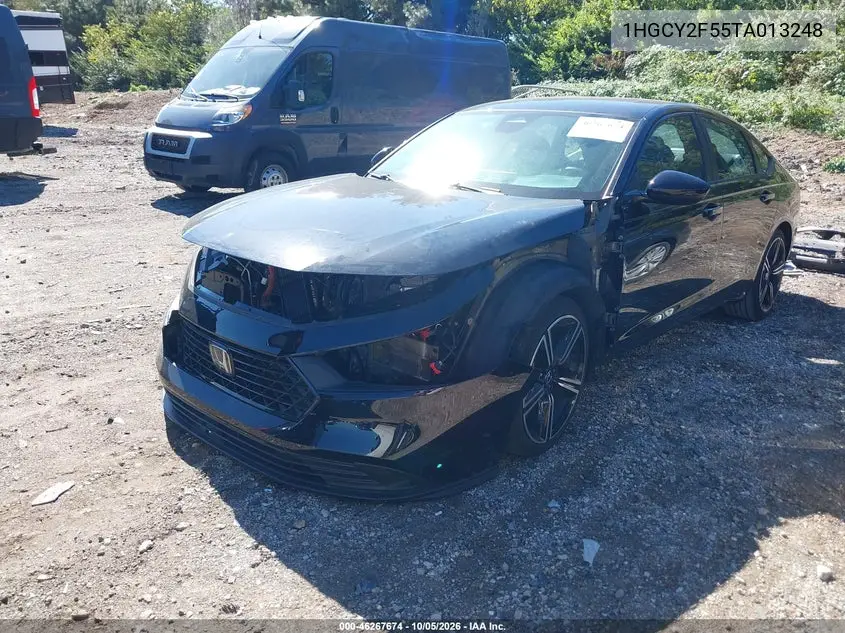 2026 HONDA ACCORD VIN 1HGCY2F55TA013248 — фото 2