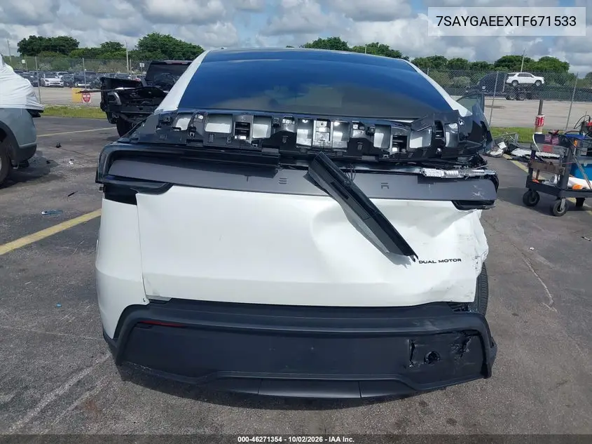 2026 TESLA MODEL Y VIN 7SAYGAEEXTF671533 — фото 14