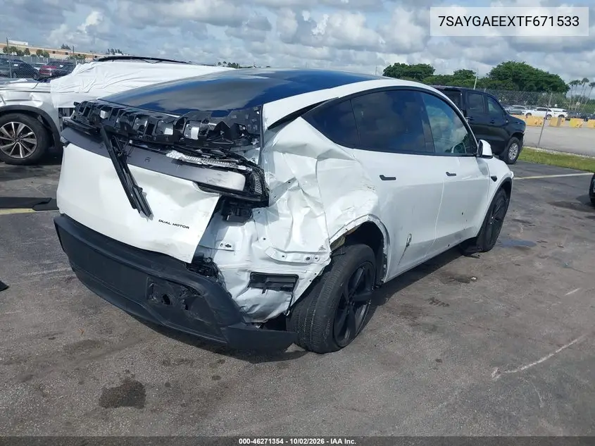 2026 TESLA MODEL Y VIN 7SAYGAEEXTF671533 — фото 4