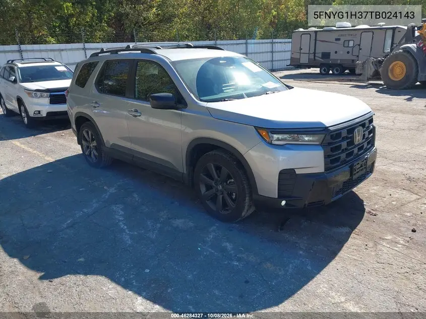 HONDA PILOT 2026, VIN 5FNYG1H37TB024143