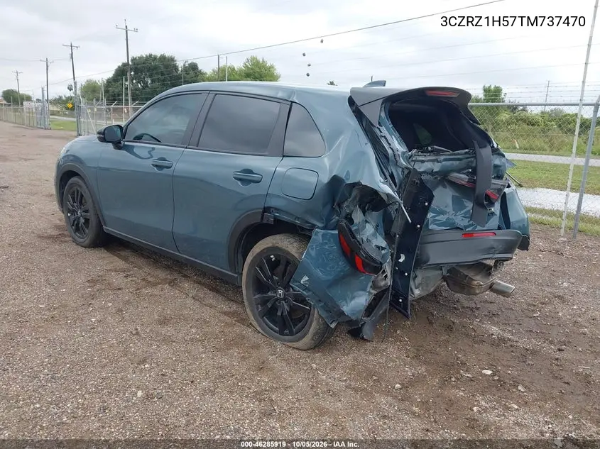 2026 HONDA HR-V VIN 3CZRZ1H57TM737470 — фото 3