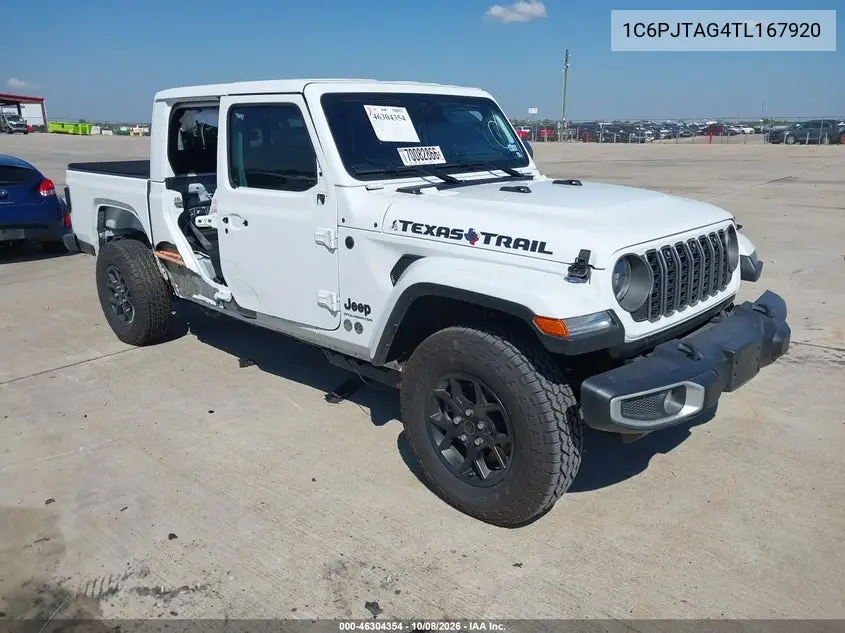 JEEP GLADIATOR 2026, VIN 1C6PJTAG4TL167920