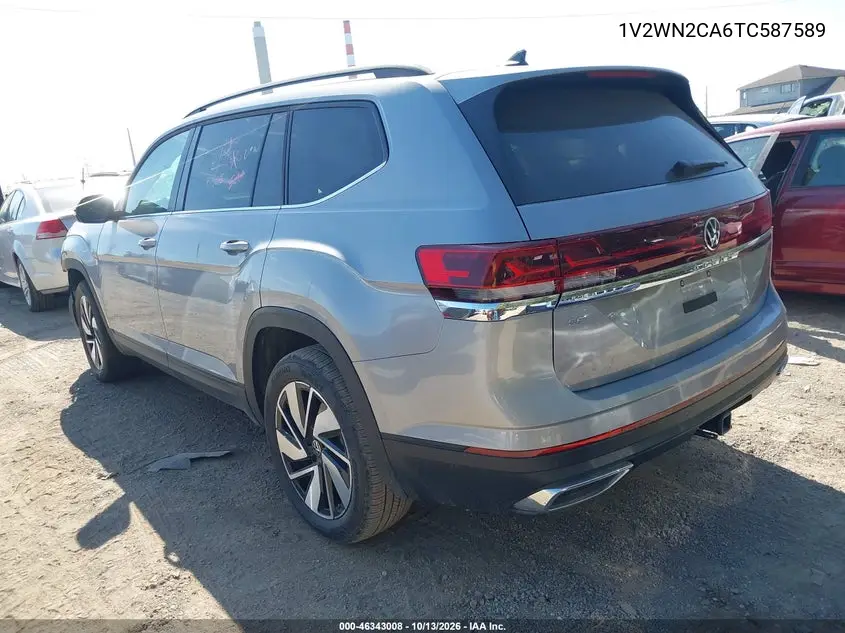 2026 VOLKSWAGEN ATLAS VIN 1V2WN2CA6TC587589 — фото 3