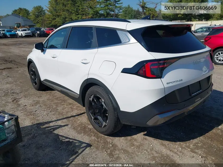 2026 KIA SPORTAGE VIN 5XYK33DF8TG406669 — фото 3
