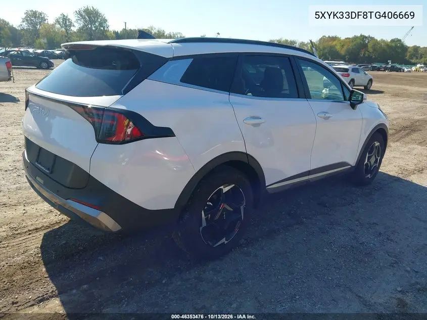 2026 KIA SPORTAGE VIN 5XYK33DF8TG406669 — фото 4
