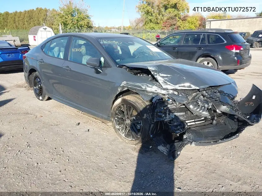 TOYOTA CAMRY 2026, VIN 4T1DBADKXTU072572