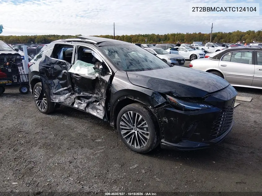 LEXUS RX 2026, VIN 2T2BBMCAXTC124104
