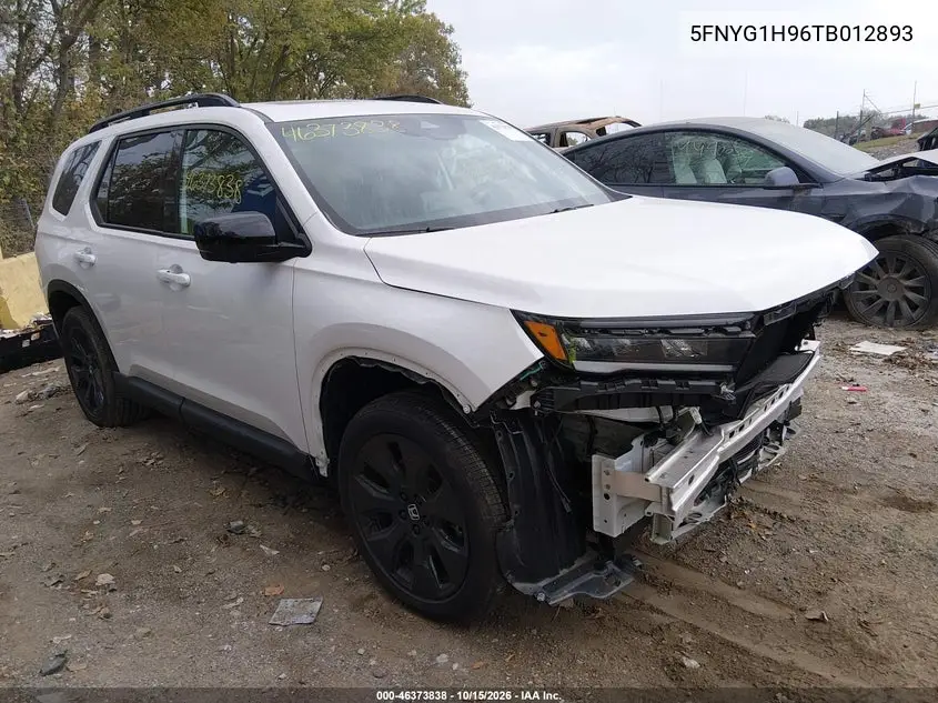 HONDA PILOT 2026, VIN 5FNYG1H96TB012893
