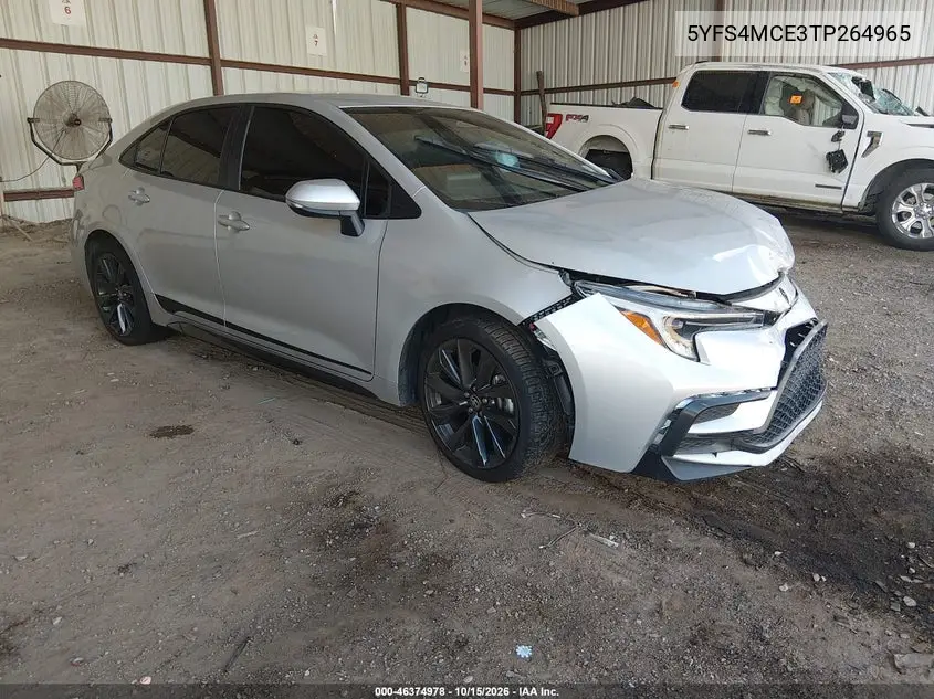 TOYOTA COROLLA 2026, VIN 5YFS4MCE3TP264965