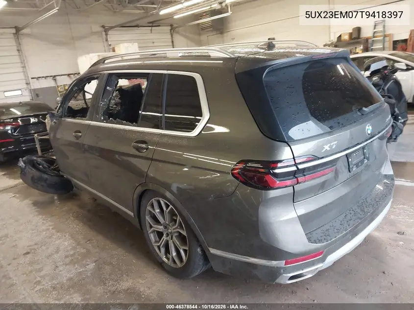 2026 BMW X7 VIN 5UX23EM07T9418397 — фото 3