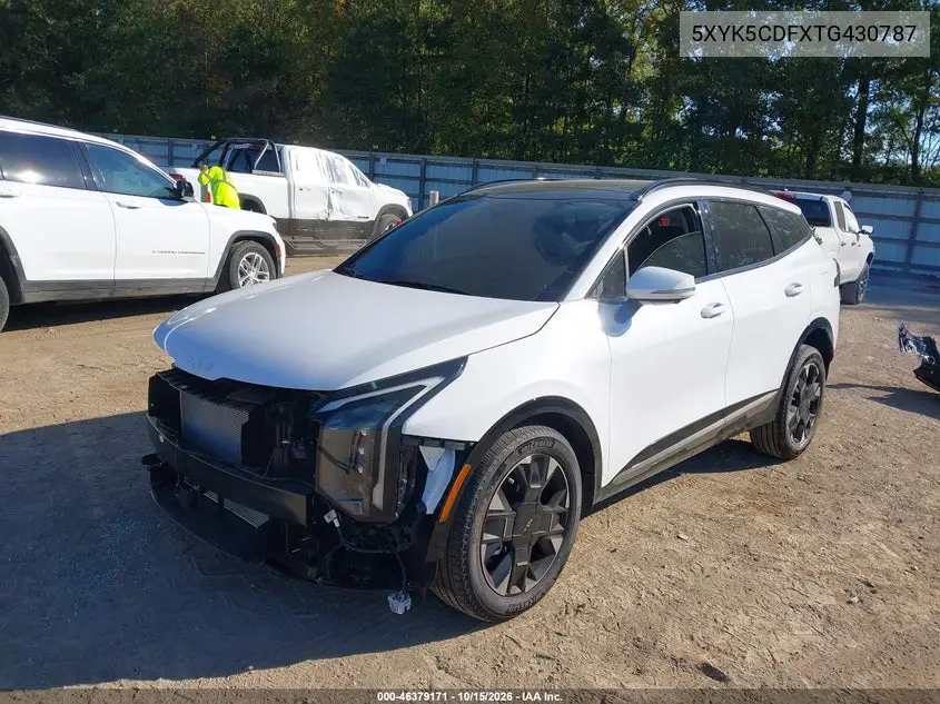 2026 KIA SPORTAGE VIN 5XYK5CDFXTG430787 — фото 2