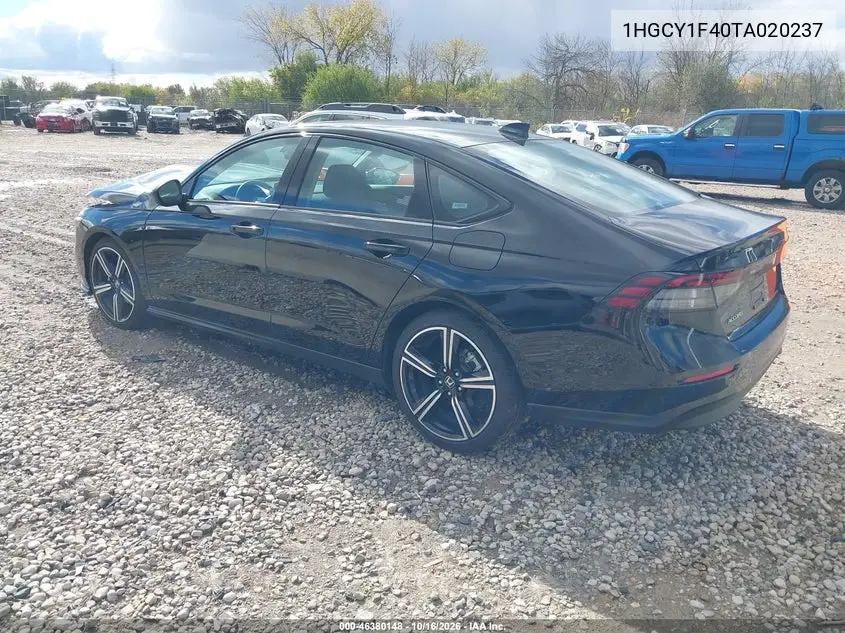 2026 HONDA ACCORD VIN 1HGCY1F40TA020237 — фото 3